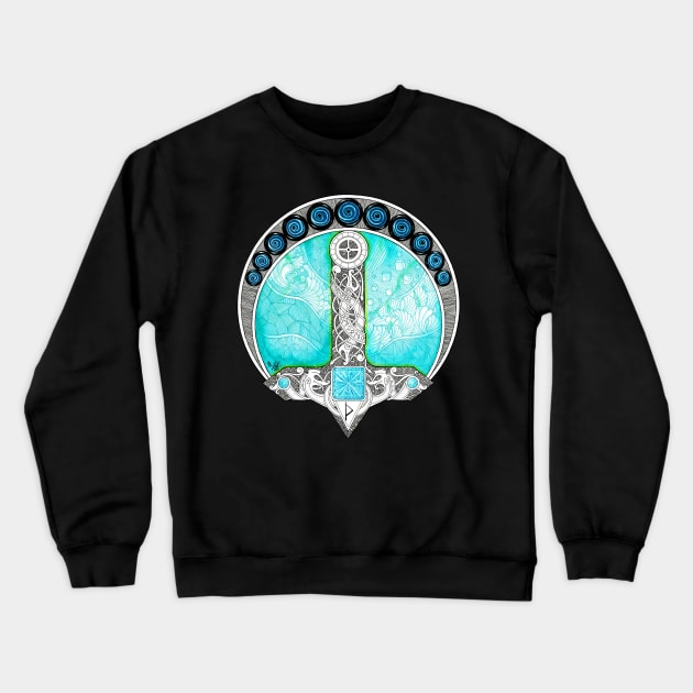 Mjölnir 2021 Crewneck Sweatshirt by VarvargArtwork